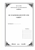 Dự án kinh doanh nước sâm