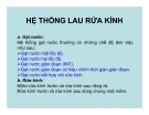 Bài giảng Hệ thống lau rửa kính