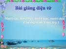 Bài giảng Toán 1 chương 3 bài 7: Mười sáu, mười bảy, mười tám, mười chín