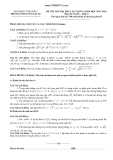 Đề thi thử Đại học Toán lần 1 lớp 12 (2013-2014) khối A - THPT Ngô Gia Tự (Kèm đáp án)