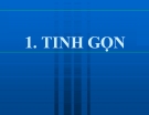 Bài giảng Tinh gọn
