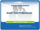 Quick Test Professional - MSc. Nguyễn Thị Kiêm Ái