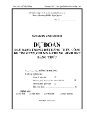 SKKN: Dự đoán dấu bằng trong bất đẳng thức Cô-si để tìm GTLN, GTNN và chứng minh bất đẳng thức