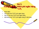 Bài giảng Lý thuyết tiền tệ: Bài 5 - Trung gian tài chính phi ngân hàng