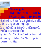 Bài giảng môn Kinh tế đầu tư: Chương 9