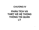 Bài giảng Hệ thống thông tin quản lý: Chương 4