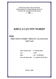 Khóa luận tốt nghiệp: Phân tích cổ phiếu niêm yết nghành dược Việt Nam