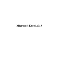 Microsoft Excel 2013