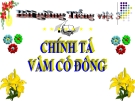 Bài giảng Chính tả: Nghe, viết: Vàm Cỏ Đông - Tiếng việt 3 - GV.N.Phương Mai