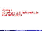 Bài giảng Lý thuyết xác suất và thống kê toán: Chương 3 - Mai Cẩm Tú