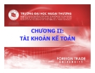 Bài giảng chương 2: Tài khoản kế toán