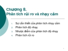 Bài giảng Phân tích kinh tế dự án: Chương 8 - Phân tích rủi ro và nhạy cảm