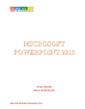 Microsoft Powerpoint 2013