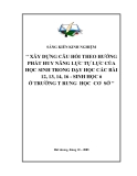 SKKN: Xây dựng câu hỏi theo hướng phát huy năng lực  tự lực của học sinh khi dạy học bài 12, 13, 14, 16 - Sinh học 6 – THCS