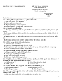Đề thi trắc nghiệm Sinh 12