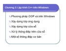 Bài giảng Lập trình Windows: Chương 3 - Lập trình C ++ trên Windows