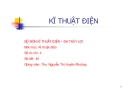 Bài giảng Kỹ thuật điện - ĐH Thủy lợi