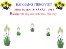 Bài giảng Tiếng Việt 3 tuần 29 bài: Luyện từ và câu - Mở rộng vốn từ: Thể thao. Dấu phẩy