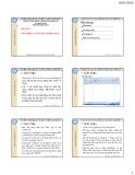Bài giảng Giới thiệu về chương trình Excel -ThS. Nguyễn Kim Nam