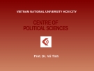 Bài giảng Chủ nghĩa duy vật biện chứng cơ sở lý luận của thế giới quan khoa học - Prof.Dr. Vũ Tình