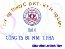 Bài giảng Công tơ điện một pha - Lê Đình Tâm