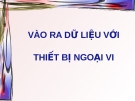 Bài giảng Kiến trúc máy tính: Chương 6 - ThS. Lê Văn Hùng