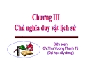 Bài giảng Những NLCB của CN Mác- Lênin: Chương 3 - Ths. Vương Thanh Tú