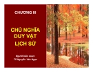 Bài giảng Những NLCB của CN Mác - Lênin: Chương 3 -TS. Nguyễn Văn Ngọc