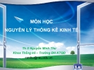 Bài giảng Nguyên lý thống kê kinh tế: Chương 8 - Th.S Nguyễn Minh Thu