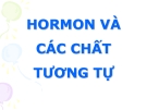 Bài giảng Hormon và các chất tương tự