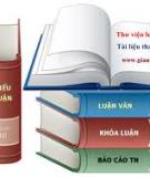 Luận án: Xác lập cơ sở khoa học cho việc phát triển du lịch sinh thái ở Vườn Quốc Gia Xuân Sơn, tỉnh Phú Thọ