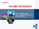 Bài giảng Thương mại điện tử - Chương 2: Tìm hiểu về Website - GV. Nguyễn Mạnh Cương