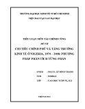 Tiểu luận: Chi tiêu chính phủ và tăng trưởng kinh tế ở Nigeria, 1970 – 2008: Phương pháp phân tích từng phần