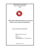 Tiểu luận: Thực trạng rủi ro tín dụng tại ngân hàng thương mại cổ phần Techcombank