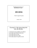 Bài giảng Nền móng: Chương 4 - PGS.TS Nguyễn Hồng Nam
