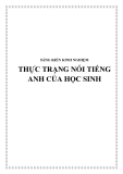 SKKN: Thực trạng nói Tiếng Anh của học sinh