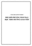 SKKN: Đổi mới phương pháp dạy học theo hướng giao tiếp
