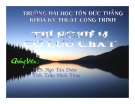 Bài giảng Thí nghiệm cơ lưu chất - ĐH Tôn Đức Thắng