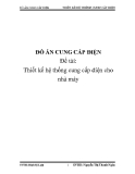 Đồ án Cung cấp điện: Thiết kế hệ thống cung cấp điện cho nhà máy