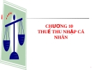 Bài giảng Thuế nhà nước: Chương 10 - ThS. Hoàng T.Ngọc Nghiêm