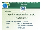 Tiểu luận: Quản trị chiến lược nâng cao