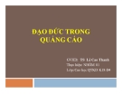 Tiểu luận: Đạo đức trong quảng cáo