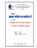 Bài tập nhóm: Thanh toán trực tuyến -  Vcoin và ngân lượng