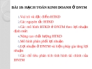 Bài giảng Quản trị doanh nghiệp thương mại - Bài 18