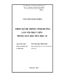 SKKN: Thiết kế hệ thống tình huống gắn với thực tiễn trong dạy học Hóa học 10