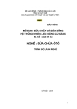 Giáo trình Mô đun: Sửa chữa và Bảo dưỡng hệ thống nhiên liệu động cơ xăng - NXB Hà Nội