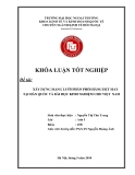 Khóa luận tốt nghiệp: Xây dựng mạng lưới phân phối hàng dệt may tại Hàn Quốc và bài học kinh nghiệm cho Việt Nam