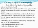 Bài giảng Quản trị sản xuất và tác nghiệp: Chương 2 - TS. Trương Minh Đức