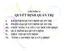 Bài giảng Quản trị học - Chương 4: Quyết định quản trị (2012)