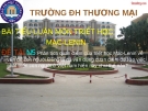 Tiểu luận: Phân tích quan điểm của triết học Mac-Lenin về vấn đề con người Đảng ta đã vận dụng quan điểm đó vào việc phát triển con người ở Việt nam hiện nay như thế nào?